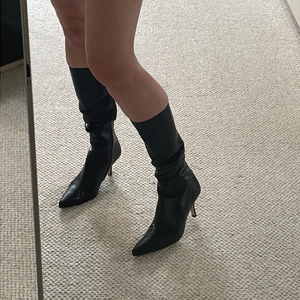 Coup D’etat leather boots